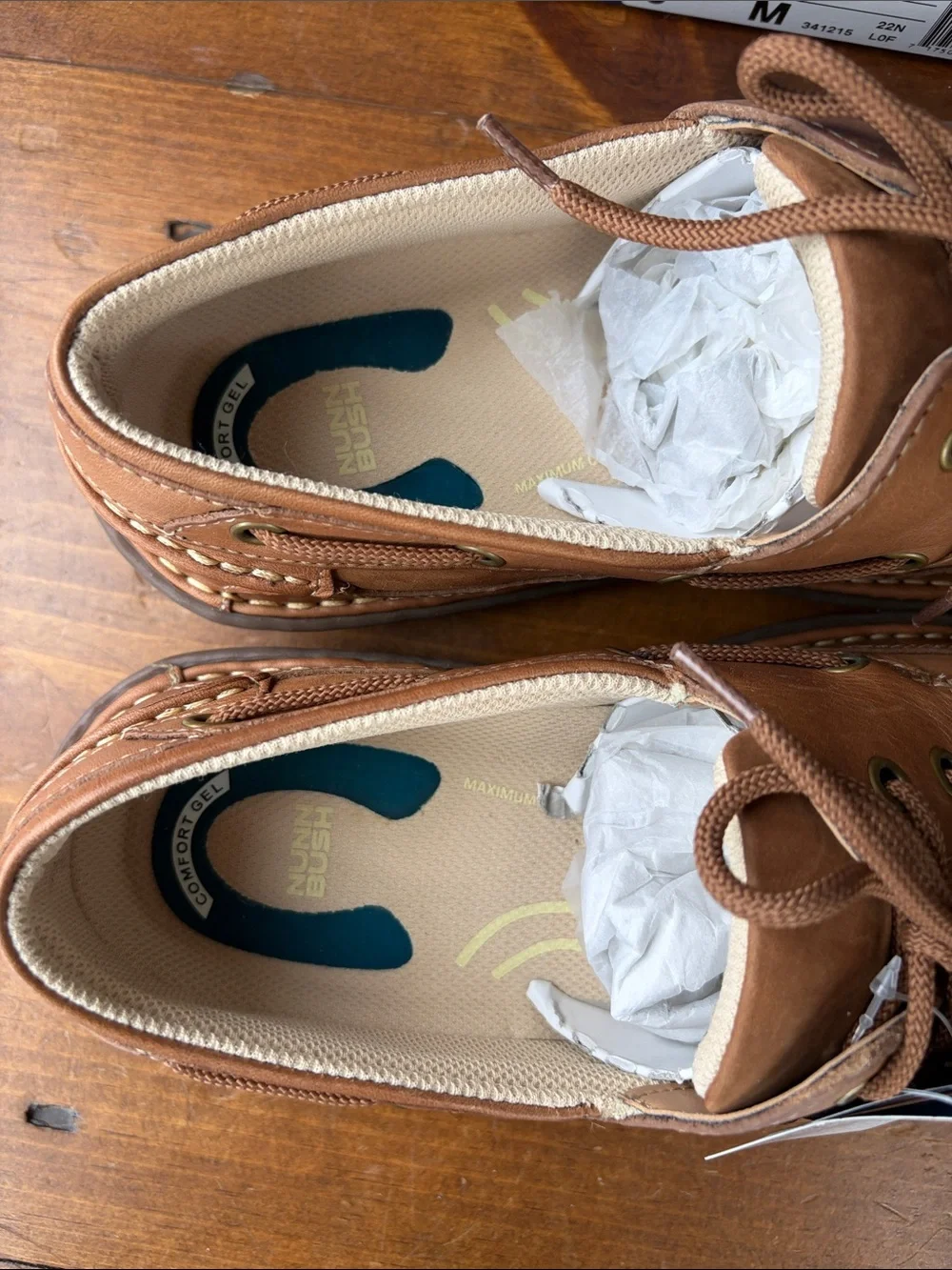 Nunn Bush Squall Oak Tan Sport Casual Shoe Sz 9